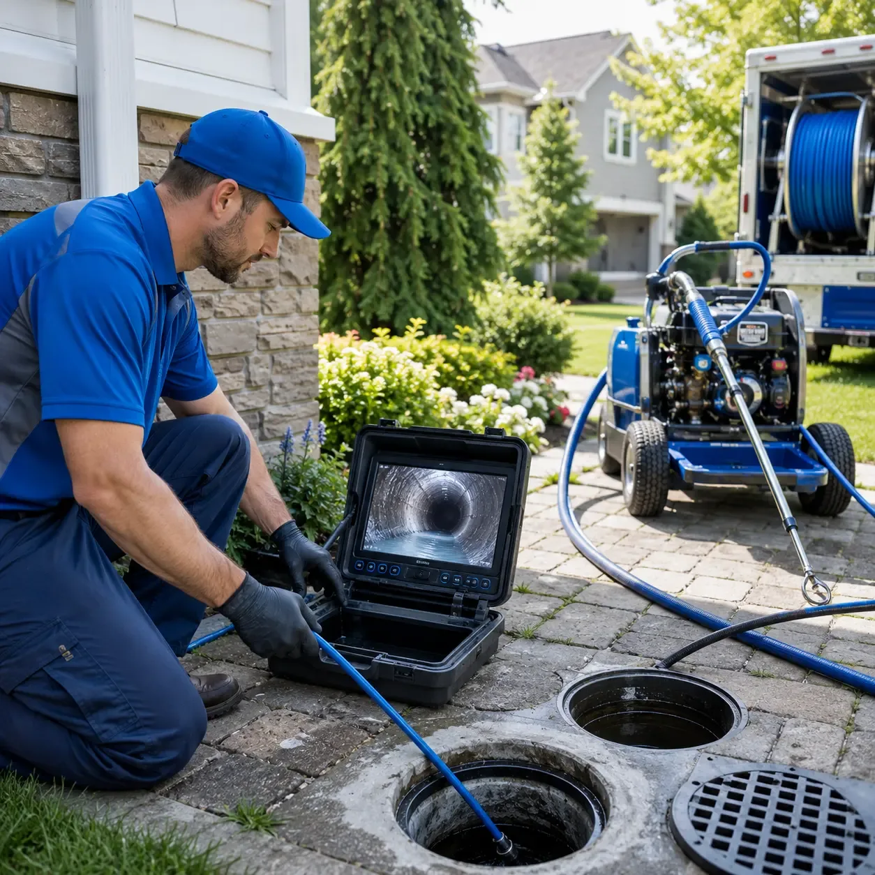 Outdoor drain cleaning professionals serving Scottville, MI