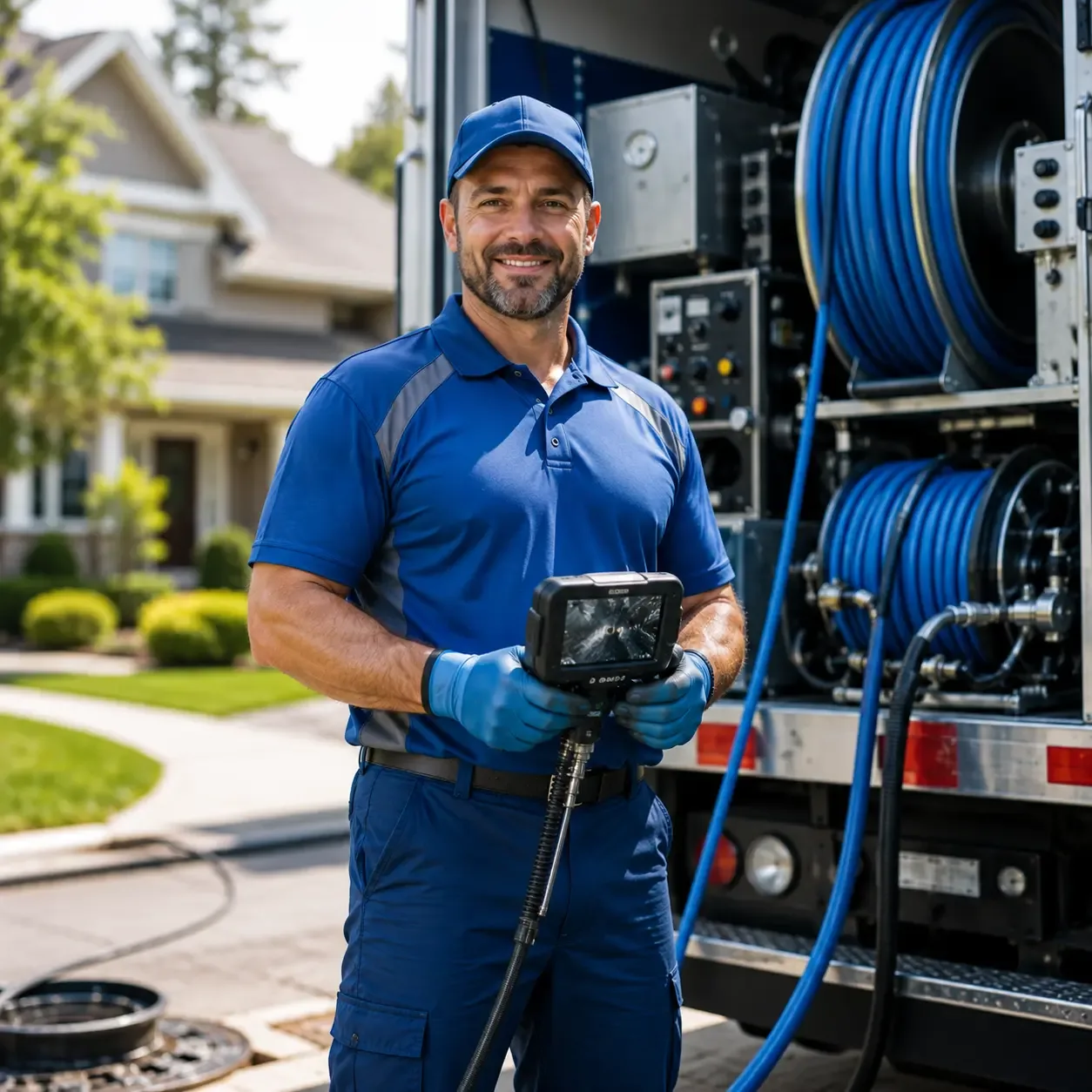 Local outdoor drain cleaning specialists in Scottville, MI